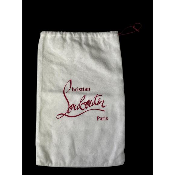 Christian Louboutin Glitter D'Orsay Peep Toes Pumps Size 36.5EU 6.5W Box & COA - Picture 2 of 16